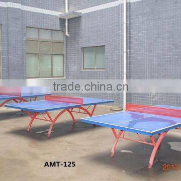 Blue color red frame Ping Pong Set Portable Post clip