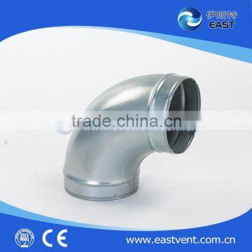 HVAC galvanized duct elbow