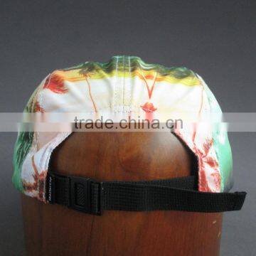 Hot Selling Flat Brim 5-panel Camper Cap of Beach Style photo-4