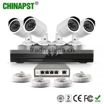 IP Camera Poe NVR KIT Security System Plug and Play Kits PST-IPK04C