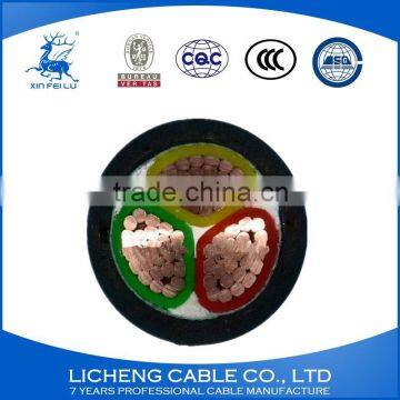 China High Quality 3 Core Electric Cables Xlpe Insulated Pvc Sheathed Copper Electrical Power Cable 3x240mm2 photo-2