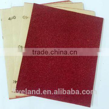 DIY economic dry flint glass sandpaper sheet/sheets