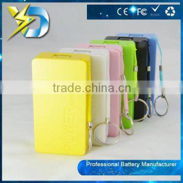 Convenient colorful power bank for people