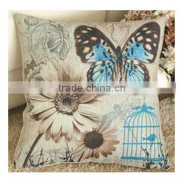 Make-to-Order Supply Type and 100% Cotton Material Cotton Print Fabric Ready Made Pillow Cover photo-4