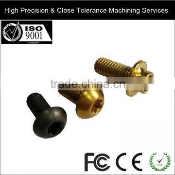 Custom Titanium/ Brass Screws Made by CNC Precision Automatic Lathe