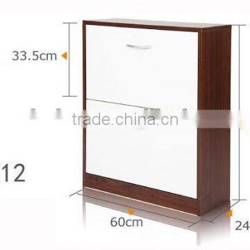 shoe cabinet with white door