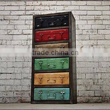 Multicolor INDUSTRIAL FILLING CABINETS, New Design VINTAGE FILLING CABINETS