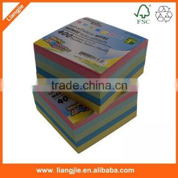 Eco-friendly Promotional Neon and Colorful Sticky Note Pad Customed Office and School Self-adhesive Note Pad photo-2