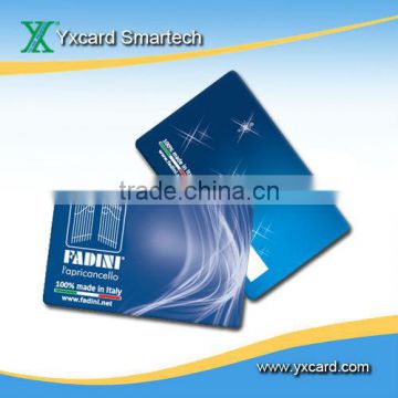 RFID hard plastic business cards