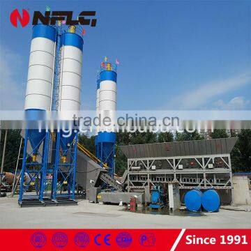 Widely used large capacity hzs180 concrete batching plant with 24 hours service