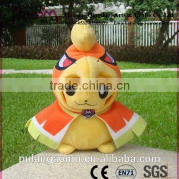 Official Cute Cheap Pikachu With Ho-Oh Suit Poncho Plush Toy Pokemon Stuffed Animal Doll for Wholesale