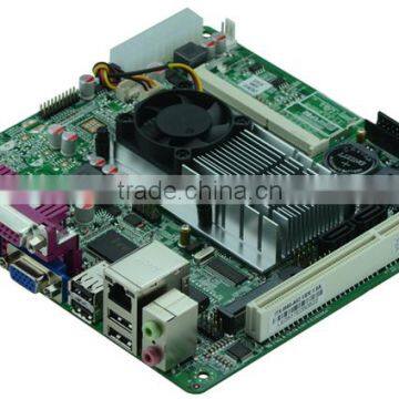 low power consumption motherboard 12v mini pc motherboard with Intel D525/1.80GHz dual core CPU