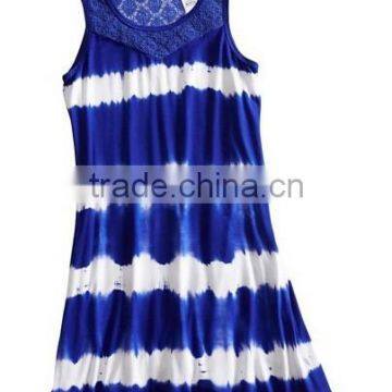 High Quality Sleeveless Printed Summer Casual Girl Dress Names Cotton Children Dresses Latest Party Wear Dresses For Girls