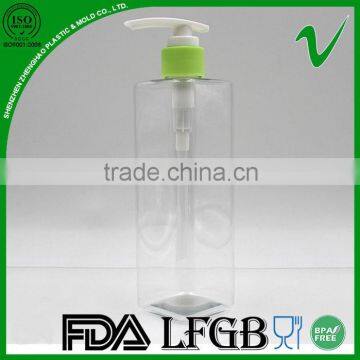 Pump Empty Clear Square 300ml PET Liquid Soap Bottle photo-6