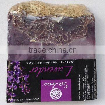 100g natural lavander loofah soap
