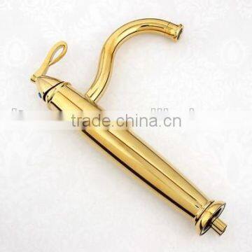 2014 New Design Golden Faucet, Luxury Hotel Special Titanium Golden Faucets, Golden Basin Faucet photo-3