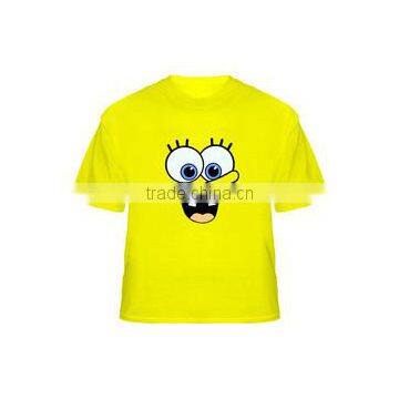 mens-printed-t-shirts yellow color