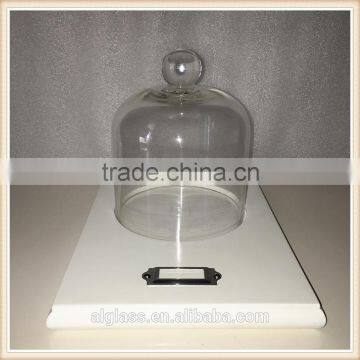 clear glass bell jar with wooden base glass bell ornaments