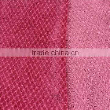 100% Polyester small check velvet fabric for sofa, upholstery fabric