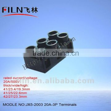 JX5-2003 20A-3P pin header terminal block