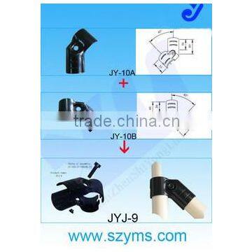 JYJ-9|New Type Customized Tube Connector| 45 Degree Square Pipe Connector|Metal Clamp for ABS Pipe photo-4
