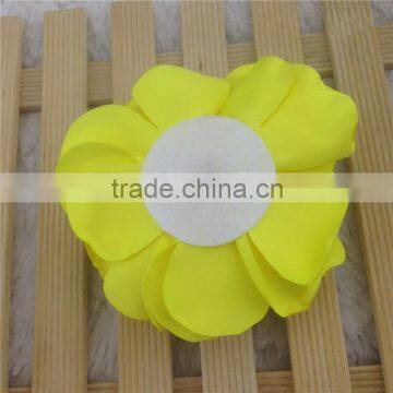 DIY 4" Baby Hair Flower for Kids Headband Hair Accessories Satin Baby Flower for Kids in Stock photo-2