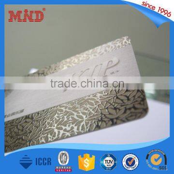 MDP64 High Quality Gold Edge Thick Business Cards/Cheap Embossing Business Card photo-2