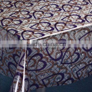 3D Embossed Printed PVC Tablecloth Table Cover photo-3