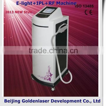 2013 New design E-light+IPL+RF machine tattooing Beauty machine modern shampoo bed