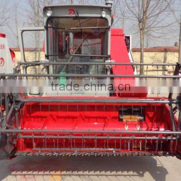 4LZ-2 65hp diesel engine Wheel Self-propelled Wheat and rice Combine Harvester machine