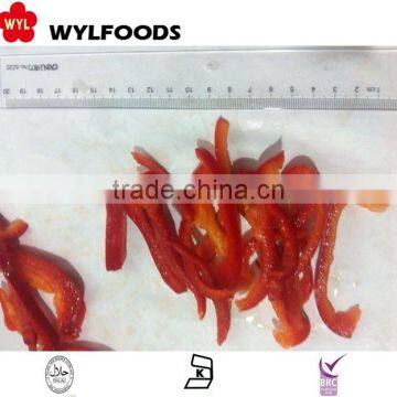 IQF frozen china Sweet pepper green strip best price