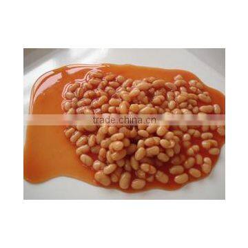 Chinese Food canned white kidney beans in tomato sauce 425gx24tin