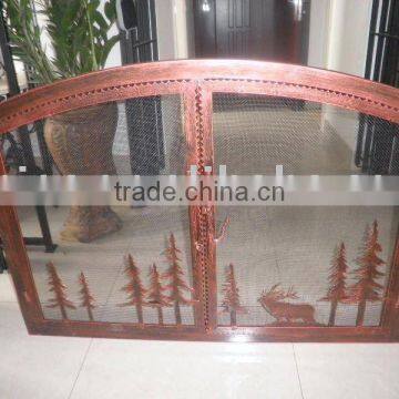 Wrought Iron Fireplace Screen
