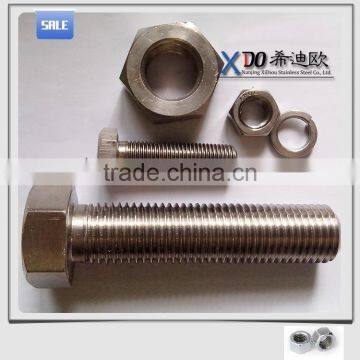 Alloy 800 . Alloy800H. Alloy825 . Alloy925stainless Steel Fasteners Full Thread Hex Bolts