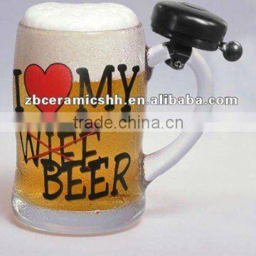 novel good quality bell glass cup for 30st birthday