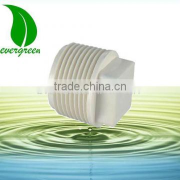 plastic PVC threaded pipe plug