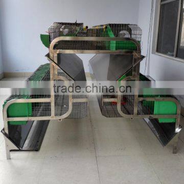 Automatic Feeding 304 Stainless Steel Rabbit Cage