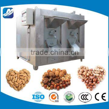 Automatic almond roaster/peanut roaster/ nuts roasting machine