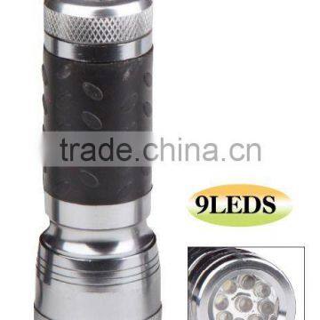 9 LEDs Aluminum Flashlight