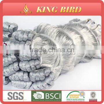 Wholesale 1mm metallic cord metallic cord yarn silver metallic cord