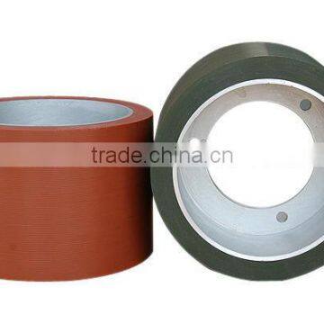 paddy rice huller rubber 4 inch iron drum SBR and NBR roller