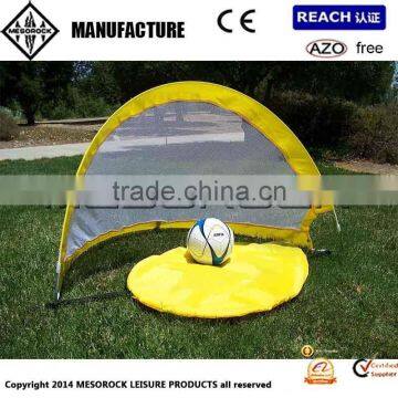 Two Portable Foldable 4ft Soccer Goal Pair Pop Up Goal Net photo-4