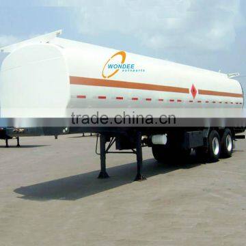 Stainless Steel 3 Axles Oil Tanker Semi Trailer photo-4