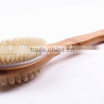 Two-Sided Bamboo bath brush/ two sided bamboo body brush