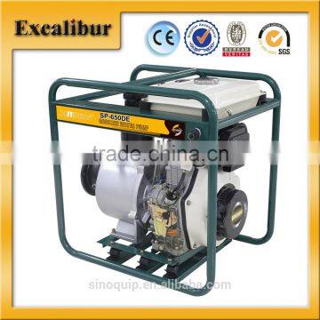 Customized Model SP605D-1 Electric Start 6 Inch 13HPLightweight Diesel Centrifugal Water Pump With Wheels For Widely Aplications photo-4