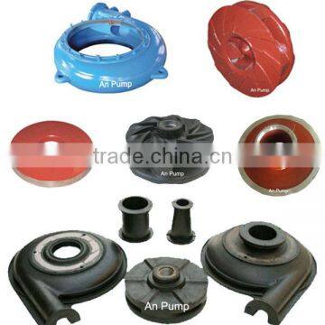 Big Heavy Duty Slurry Pump Parts, Metal and Rubber Material