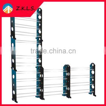 10 Layer Free Assembly Cheap Plastic Shoe Rack photo-4