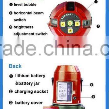 Hot Sale Rotating Cross Line 2 Lines 2 Points Red Beam Laser Level Machine photo-4