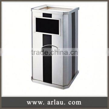 Arlau New Product Ground Trash Bin,Recyclable Garbage Bin,Squared Indoor Dustbin