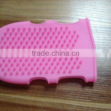 Hot-selling Soft and Cleaning Silicone Massage Bath Glove for Promotion Gift photo-3